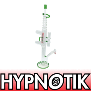 HYPNOTIK 21.5 INCH M4 GUN BONG, GREEN