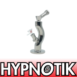HYPNOTIK 9 INCH SIDEWINDER BONG, CHROME