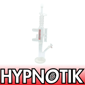 HYPNOTIK 21.5 INCH M4 GUN BONG, WHITE