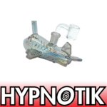 HYPNOTIK BUMBBA JET DAB RIG WITH QUARTZ BANGER, GREY