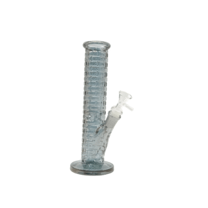 TEXTURED SERIES" 10 INCH BRICK BY BRICK STRAIGHT TUBE BONG, ATNISTIC GREY