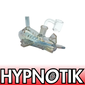 HYPNOTIK BUMBBA JET DAB RIG WITH QUARTZ BANGER, GREY