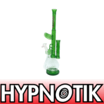 HYPNOTIK 19 INCH TOMMY GUN BONG, GREEN