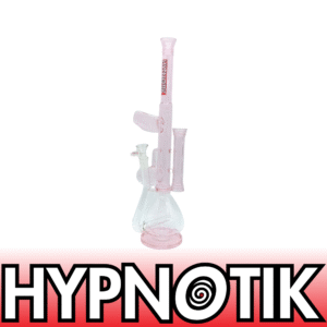 HYPNOTIK 19 INCH TOMMY GUN BONG, PINK