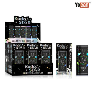 DISPLAY OF 15 YOCAN KODO STAR 510 BATTERY WITH GALAXY FULL DISPLAY