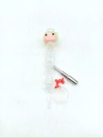 GLASS NECTOR COLLECTOR, GLASS CONTAINER, AND 2 TIPS (GLASS AND METAL), STUBBY FACED RICK WITH GREEN - Image 2