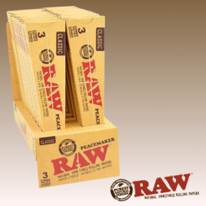 RAW CLASSIC PEACEMAKER (140MM) CONES, 16 PACKS OF 3
