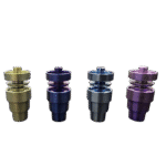 REVERSIBLE TITANIUM NAIL, CAN FIT MALE OR FEMALE 14/18 MM JOINT, BLUE PURPLE - Image 5