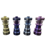 REVERSIBLE TITANIUM NAIL, CAN FIT MALE OR FEMALE 14/18 MM JOINT, BLUE PURPLE - Image 3
