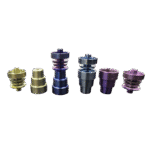REVERSIBLE TITANIUM NAIL, CAN FIT MALE OR FEMALE 14/18 MM JOINT, BLUE PURPLE