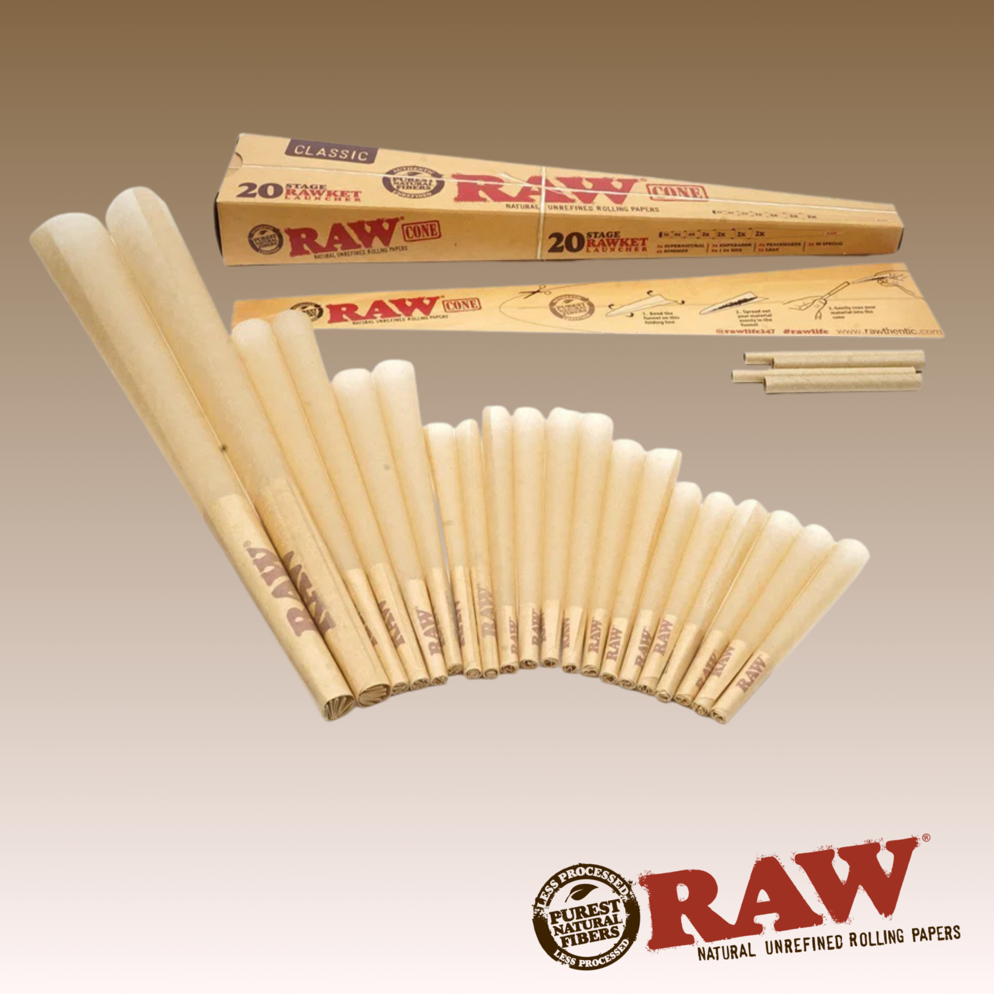 RAW 20 STAGE RAWKET LAUNCHER, 8 PACKS OF 20 - Image 2