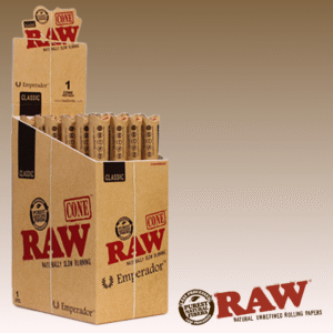 RAW CLASSIC EMPERADOR (180MM) CONES, 24 PACKS OF 1