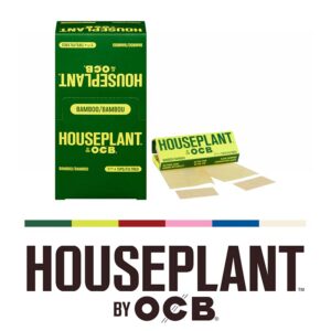 HOUSEPLANT BY OCB BAMBOO 1-1/4 PAPERS WITH TIPS, 24 BOOKS OF 50