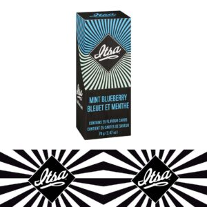 ITSA MINT BLUEBERRY FLAVOR CARD, 25 INDIVIDUAL PACKS