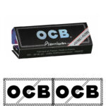 OCB PREMIUM BLACK 1-1/4 PAPERS WITH TIPS, 24 BOOKS OF 50 - Image 2