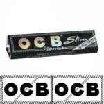 OCB PREMIUM BLACK SLIM KING PAPERS WITH TIPS, 32 BOOKS OF 32 - Image 2