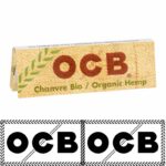 OCB ORGANIC HEMP 1-1/4 PAPERS, 25 BOOKS OF 50 - Image 3