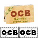 OCB ORGANIC HEMP DOUBLE SINGLE WIDE PAPERS, 25 BOOKS OF 100 - Image 2