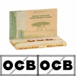 OCB ORGANIC HEMP DOUBLE SINGLE WIDE PAPERS, 25 BOOKS OF 100 - Image 3