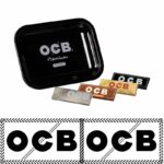 DISPLAY OF 12 OCB ROLLING TRAYS WITH 4 PACKS OF OCB 1-1/4 PAPERS PER TRAY - Image 2