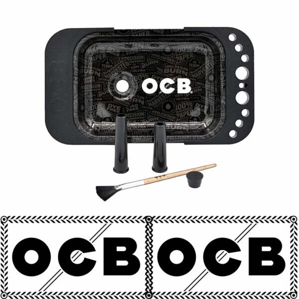 OCB ROLLING TRAY WITH BUILT IN CONE LOADER AND FOLDING DEATACHABLE LEGS - Image 2