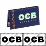 OCB ULTIMATE DOUBLE SINGLE WIDE PAPERS, 25 BOOKS OF 100 - Image 2