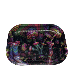SMALL PSYCHEDELIC FOREST ROLLING TRAY 7 X 5.5 INCH