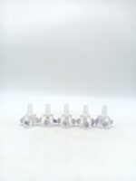 DISPLAY OF 9 SQUARE BOWLS WITH REAL AMETHYST PIECES - Image 3