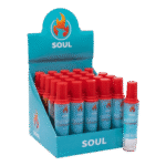 DISPLAY OF 25 SOUL BUTANE, 18 ML BOTTLES