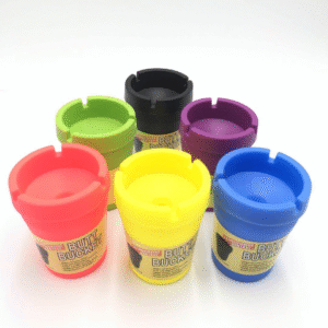 DISPLAY OF 12 MULTICOLOR BUTT BUCKET