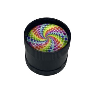 DISPLAY OF 12 30MM PSYCHEDELIC GRINDERS