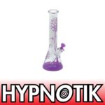 HYPNOTIK 14 INCH 7MM TREE OF LIFE BONG, PURPLE