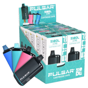 DISPLAY OF 10 PULSAR DL 2.0 PRO AUTO DRAW VARIABLE VOLTAGE 1000 MAH 510 BATTERY