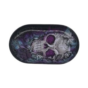 MINI SKULLS ROLLING TRAY 5.25 X 3.25 INCH