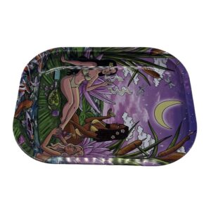 SMALL  LADIES ON THE BEACH ROLLING TRAY 7 X 5.5 INCH