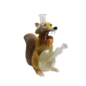 9 INCH 3-D SCRAT THE SQUIRREL BONG
