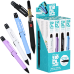 DISPLAY OF 12 PULSAR SCRIBE PEN VAPE 500 MAH 510 BATTERY