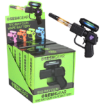 DISPLAY OF 5 SESHGEAR BY PULSAR RAY GUN VAPE 500 MAH 510 BATTERY