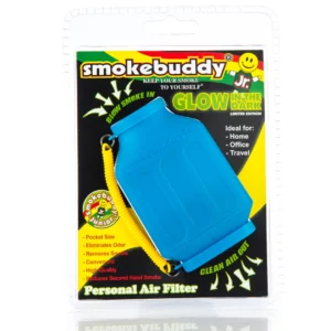 SMOKE BUDDY JUNIOR AIR FILTRATION SYSTEM GLOW IN THE DARK BLUE