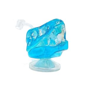 DARK DINO DOMINATOR RIG, COMES WITH QUARTZ BANGER, BLUE