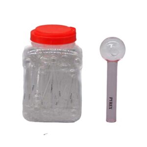 JAR OF 60 6 INCH BUBBLE PIPES