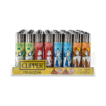 DISPLAY OF 48 CLIPPER MISS MARY JANE LIGHTERS