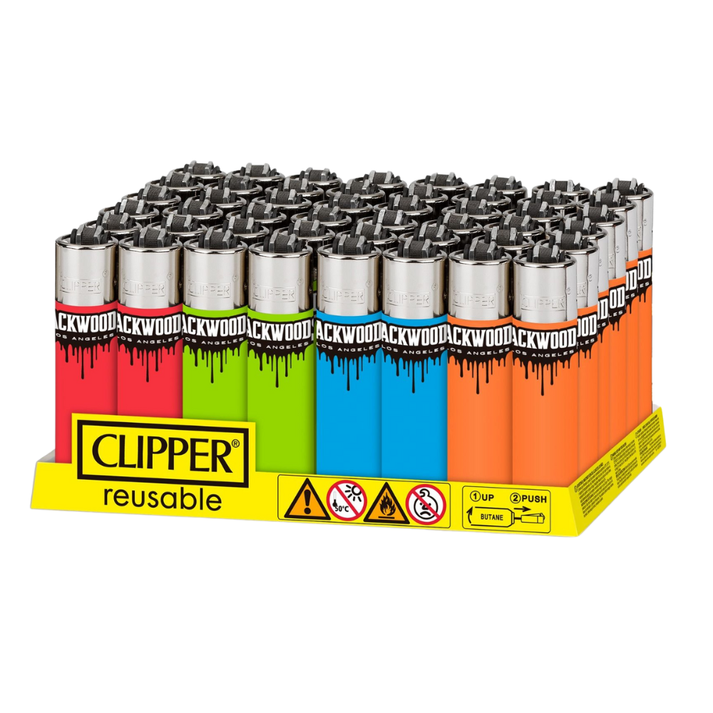 Clipper Packwoods Solid Lighters - 48ct DISPLAY OF 48 CLIPPER PACKWOODS LIGHTERS - Image 1