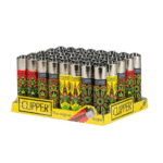 DISPLAY OF 48 CLIPPER WEED LIGHTERS
