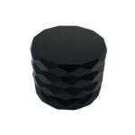 63MM 4 PART DIAMOND CUT GRINDER, BLACK