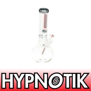 12 INCH 9 MM HYPNOTIK ROUND BASE BONG, BLACK