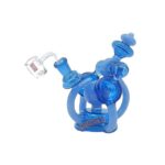HYPNOTIK 6 INCH CYCLOSPHERE RIG, COMES WITH MATCHING BOWL AND QUARTZ BANGER, HYPER BLUE VOLTAGE - Image 2