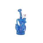HYPNOTIK 8 INCH VORTEXX CORE RIG, COMES WITH MATCHING BOWL AND QUARTZ BANGER, ELECTRIC BLUE VOLTAGE - Image 2