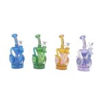 HYPNOTIK 8 INCH VORTEXX CORE RIG, COMES WITH MATCHING BOWL AND QUARTZ BANGER, ULTRA PURPLE VIBEZ - Image 3