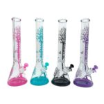 HYPNOTIK 18 INCH 7MM TREE OF LIFE BONG, BLACK - Image 2